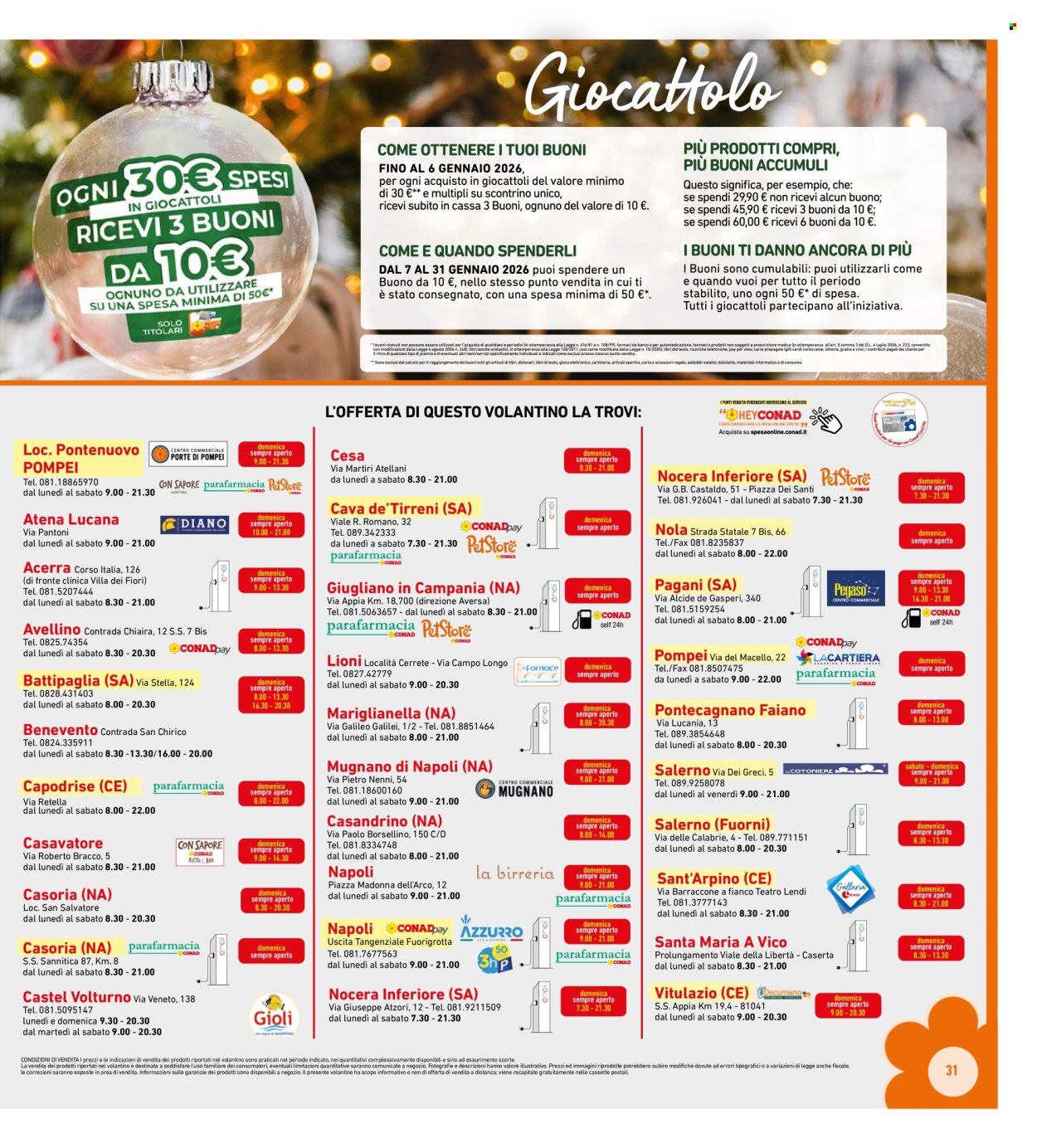 Volantino Conad Superstore - 3/1/2026 - 11/1/2026. Pagina 31
