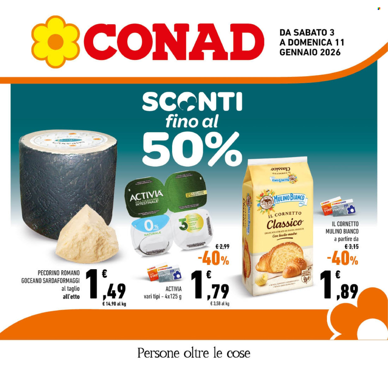 Volantino Conad - 3/1/2026 - 11/1/2026. Pagina 1