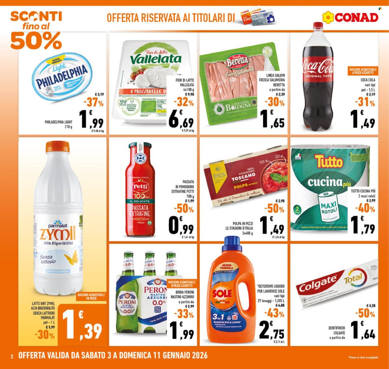 Volantino Conad - 3/1/2026 - 11/1/2026. Pagina 2
