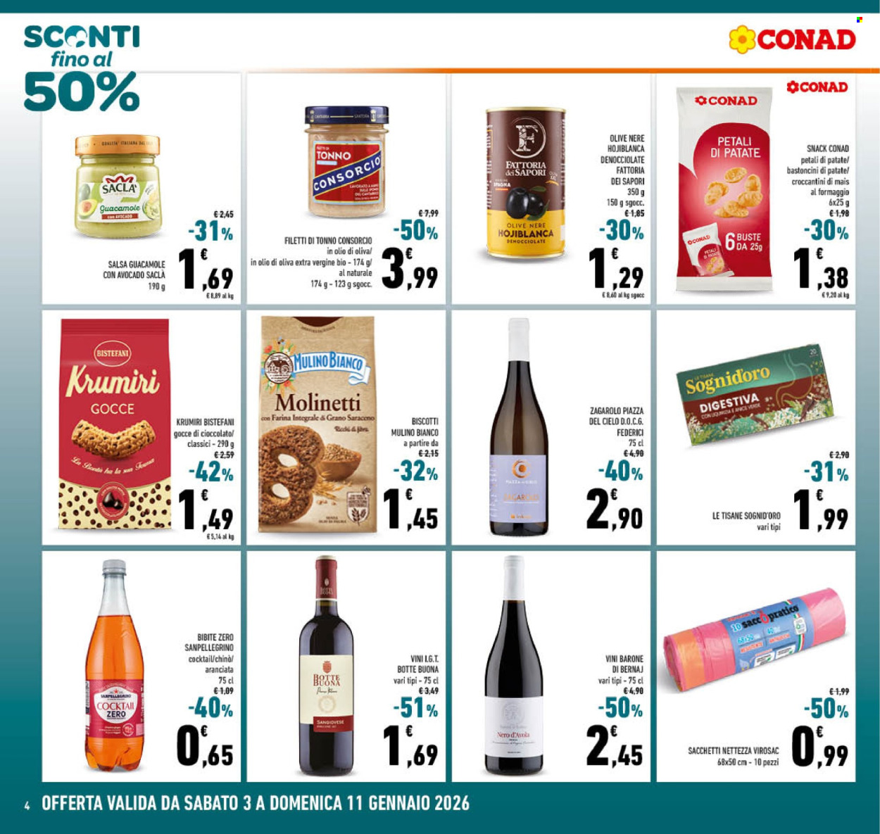 Volantino Conad - 3/1/2026 - 11/1/2026. Pagina 4