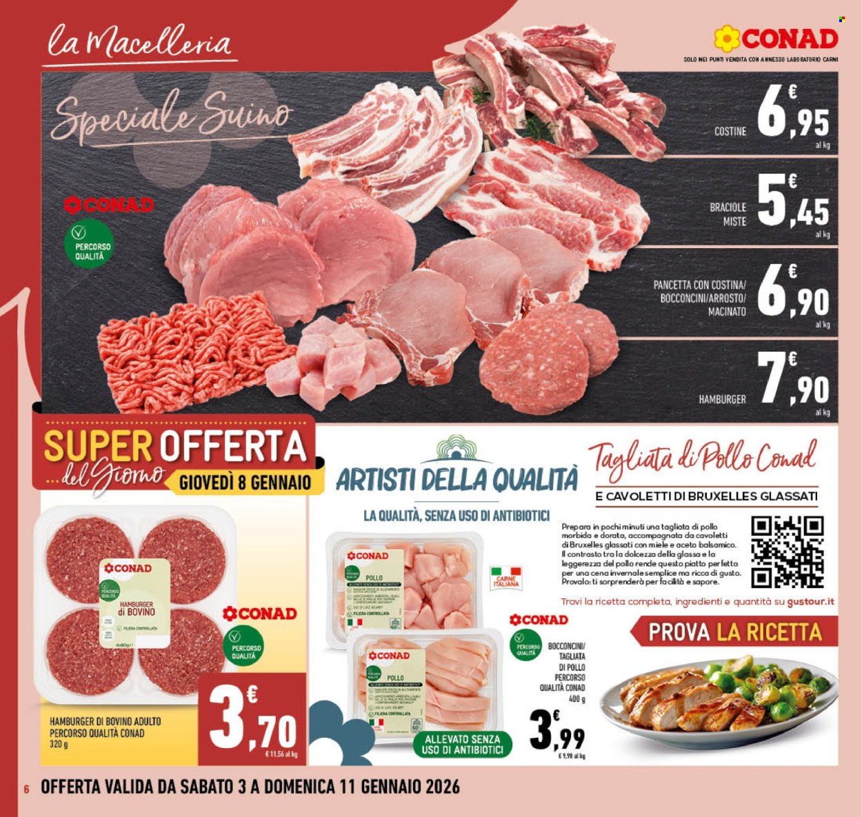 Volantino Conad - 3/1/2026 - 11/1/2026. Pagina 6