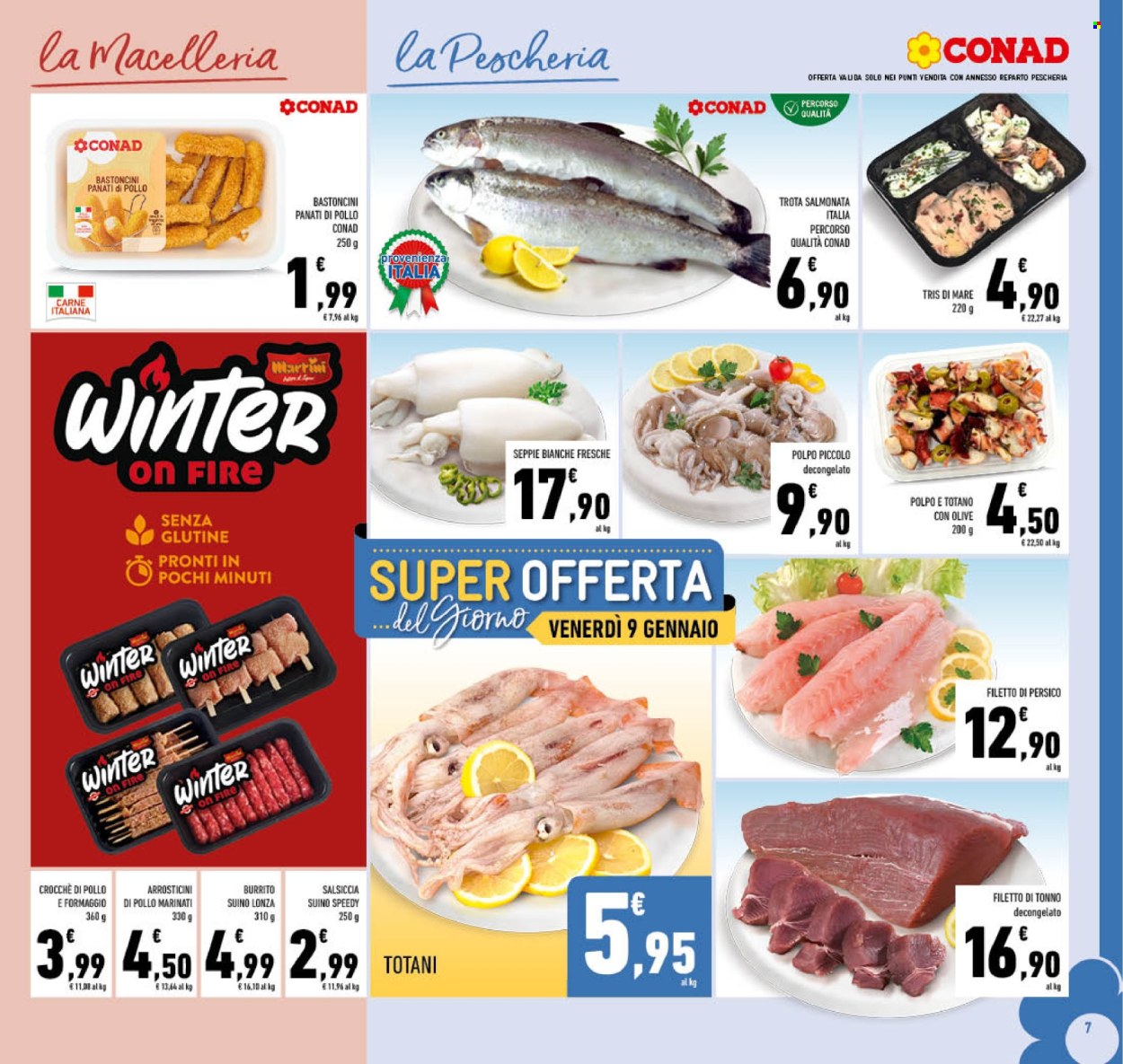 Volantino Conad - 3/1/2026 - 11/1/2026. Pagina 7