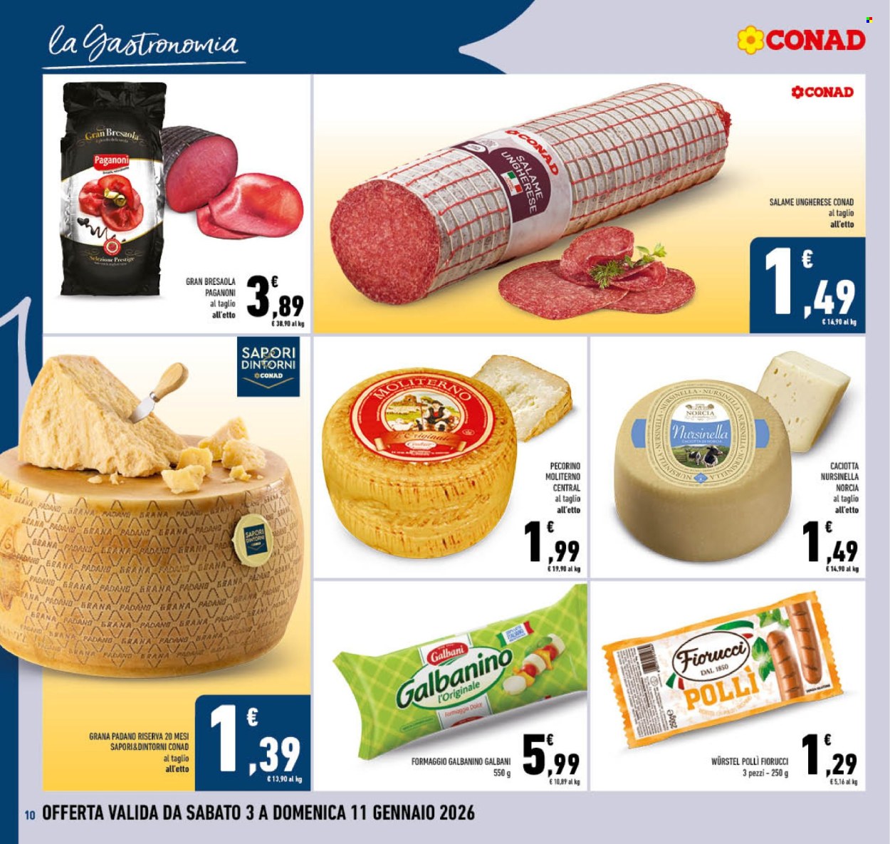 Volantino Conad - 3/1/2026 - 11/1/2026. Pagina 10