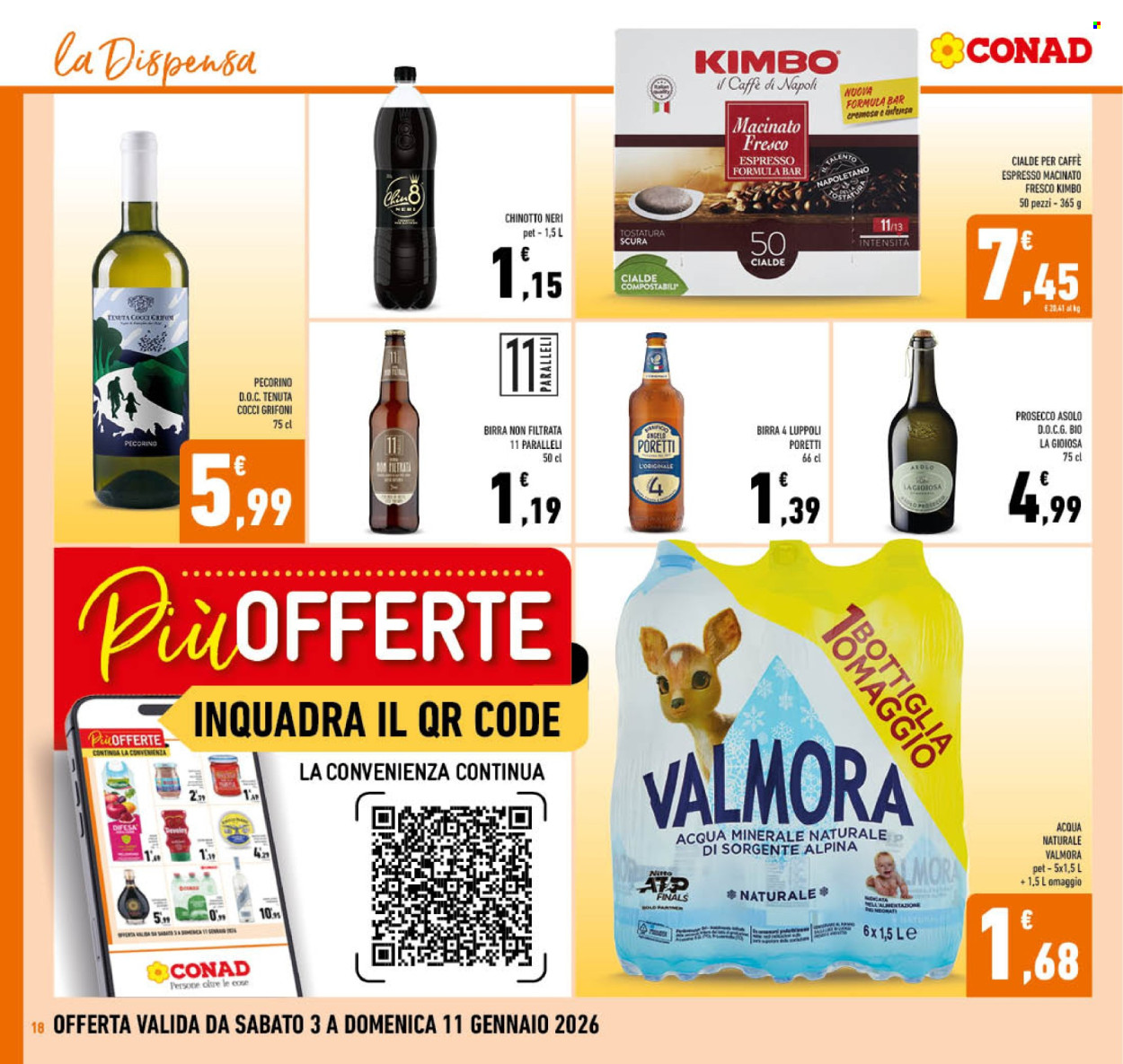 Volantino Conad - 3/1/2026 - 11/1/2026. Pagina 18