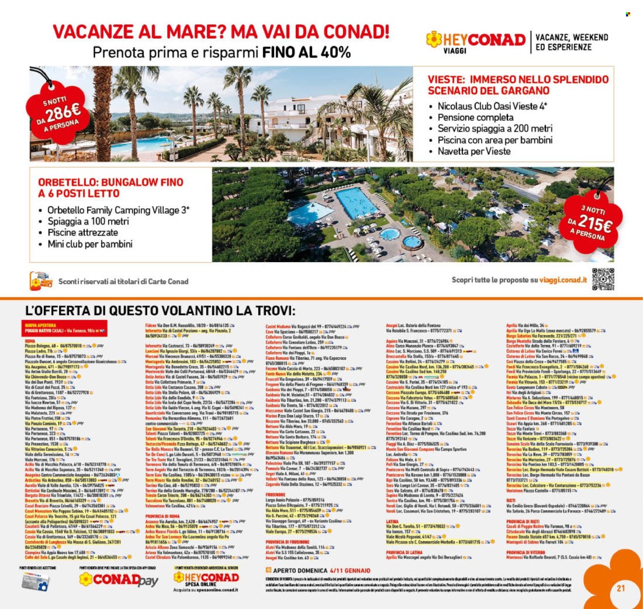 Volantino Conad - 3/1/2026 - 11/1/2026. Pagina 21