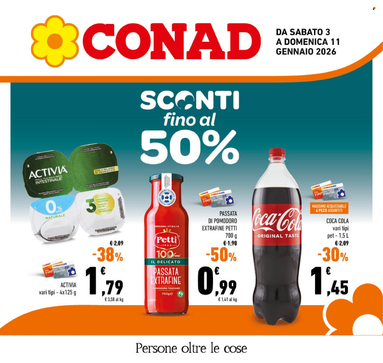 Volantino Conad - 3/1/2026 - 11/1/2026. Pagina 1