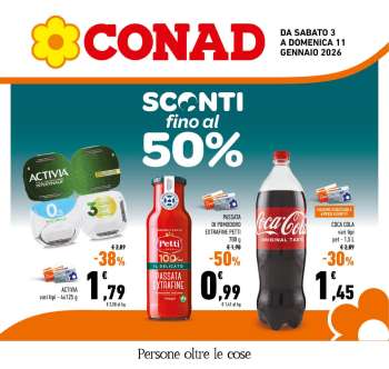 Volantino Conad - 3/1/2026 - 11/1/2026.