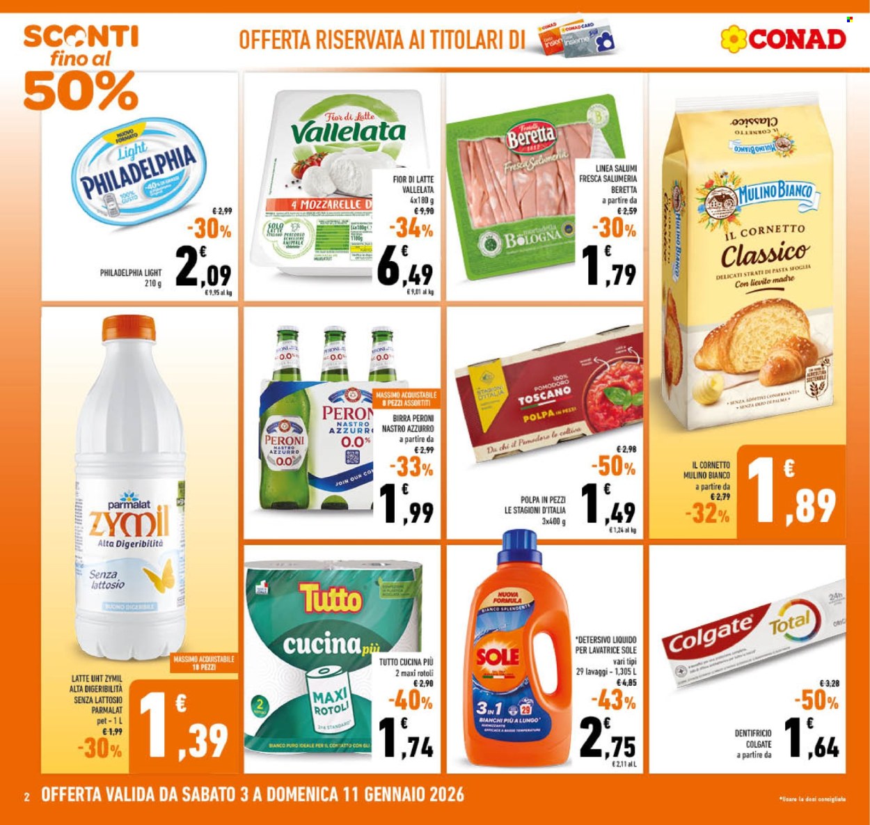 Volantino Conad - 3/1/2026 - 11/1/2026. Pagina 2