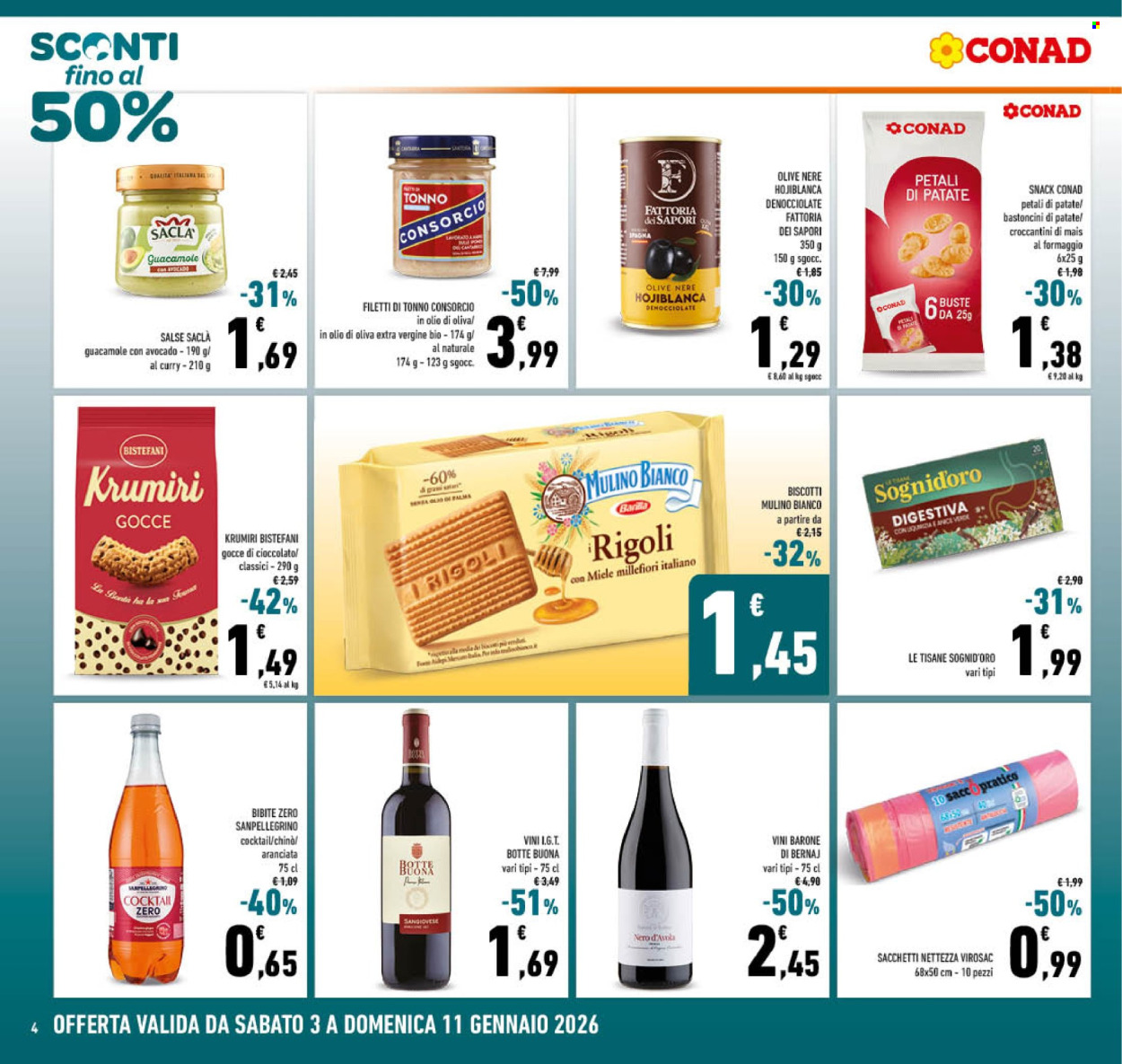 Volantino Conad - 3/1/2026 - 11/1/2026. Pagina 4