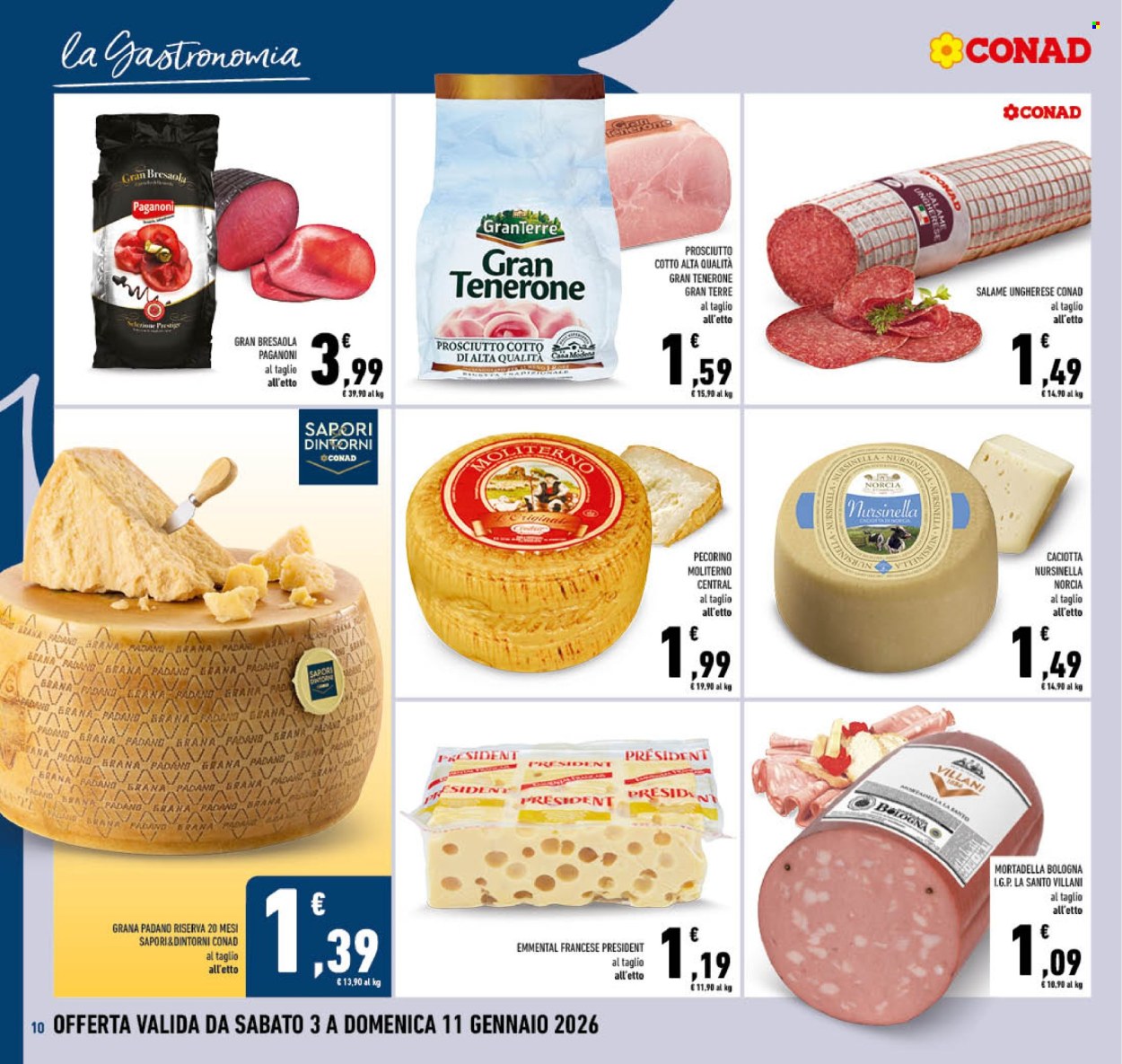 Volantino Conad - 3/1/2026 - 11/1/2026. Pagina 10