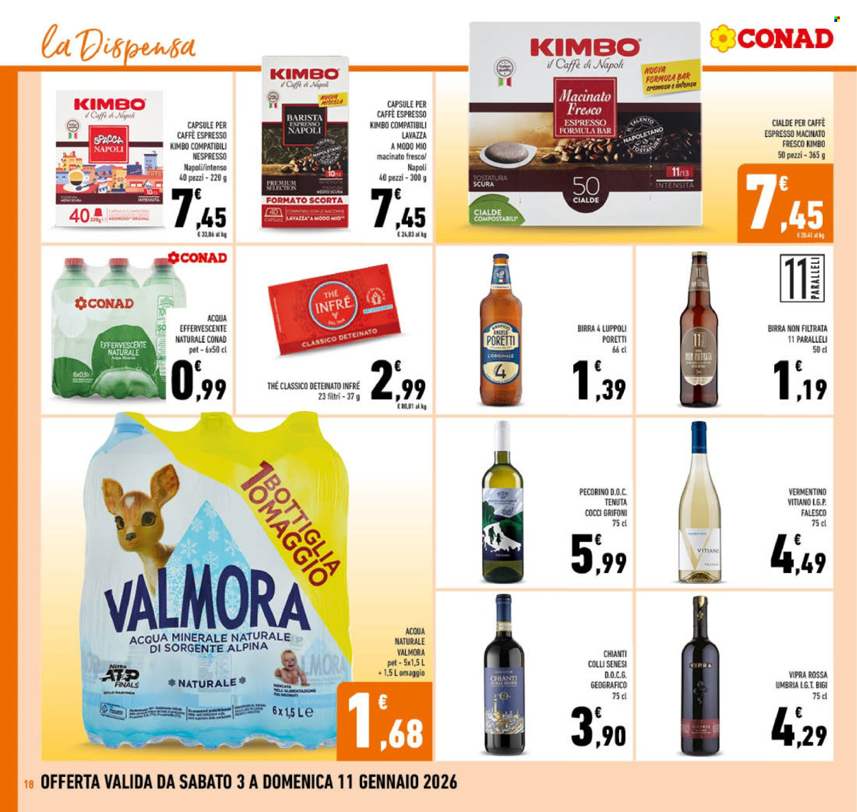 Volantino Conad - 3/1/2026 - 11/1/2026. Pagina 18