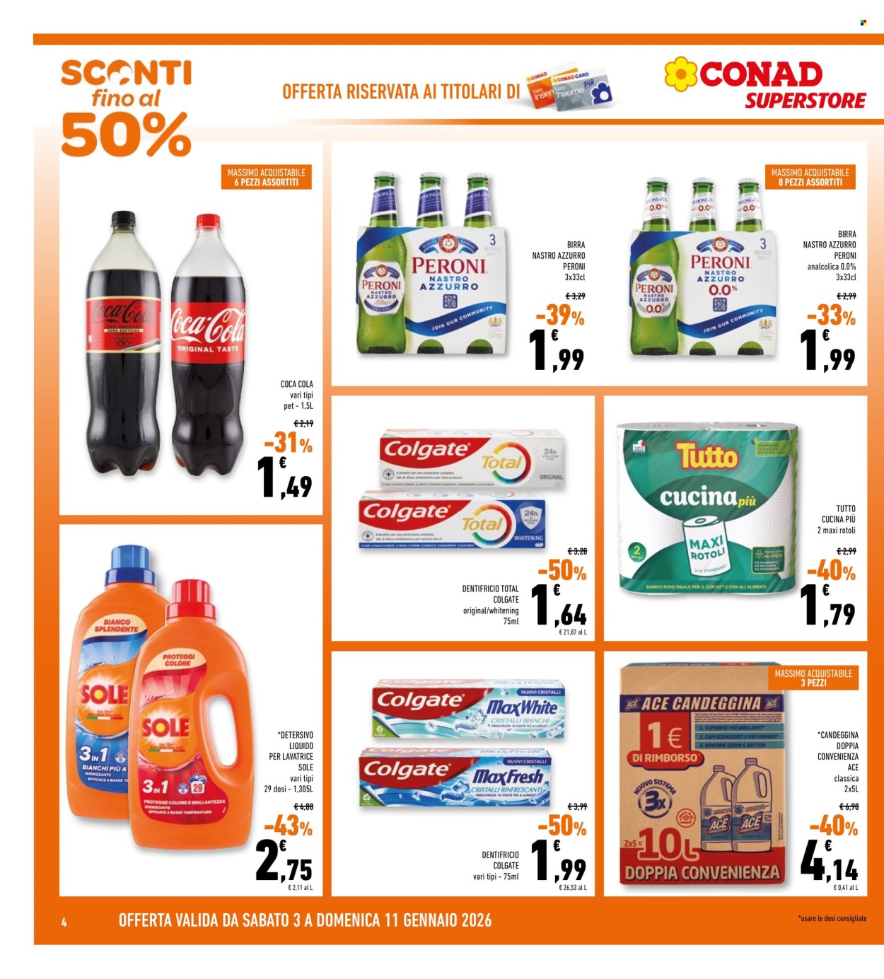 Volantino Conad - 3/1/2026 - 11/1/2026. Pagina 4