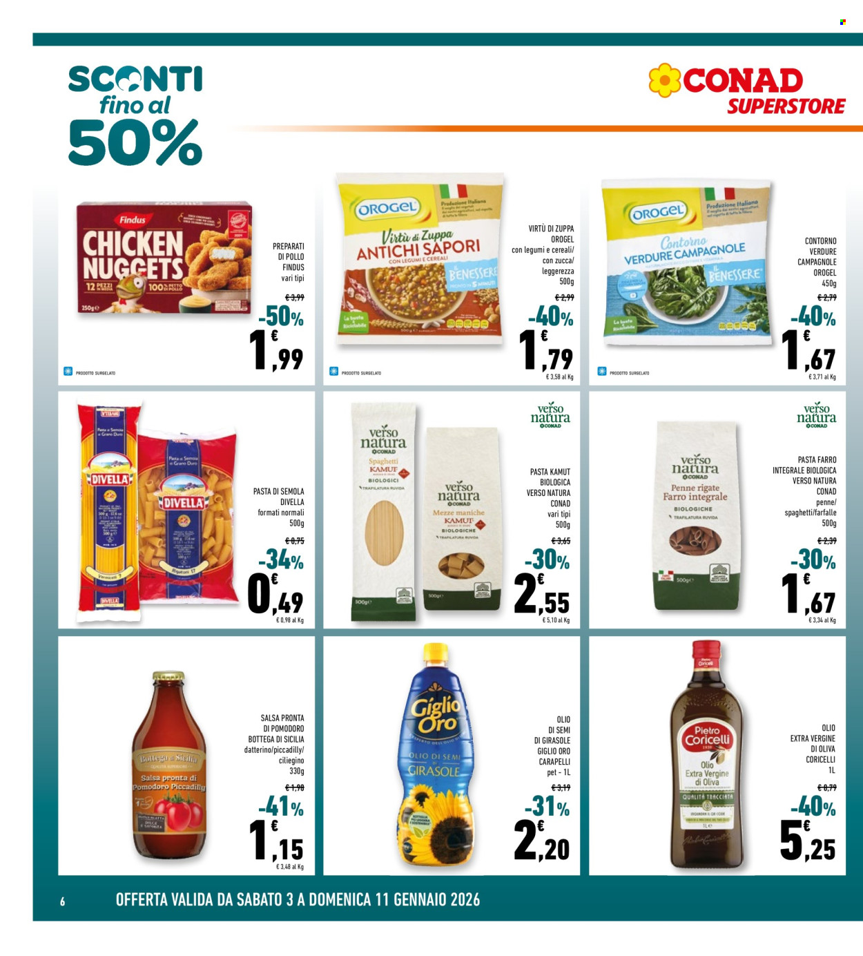 Volantino Conad - 3/1/2026 - 11/1/2026. Pagina 6