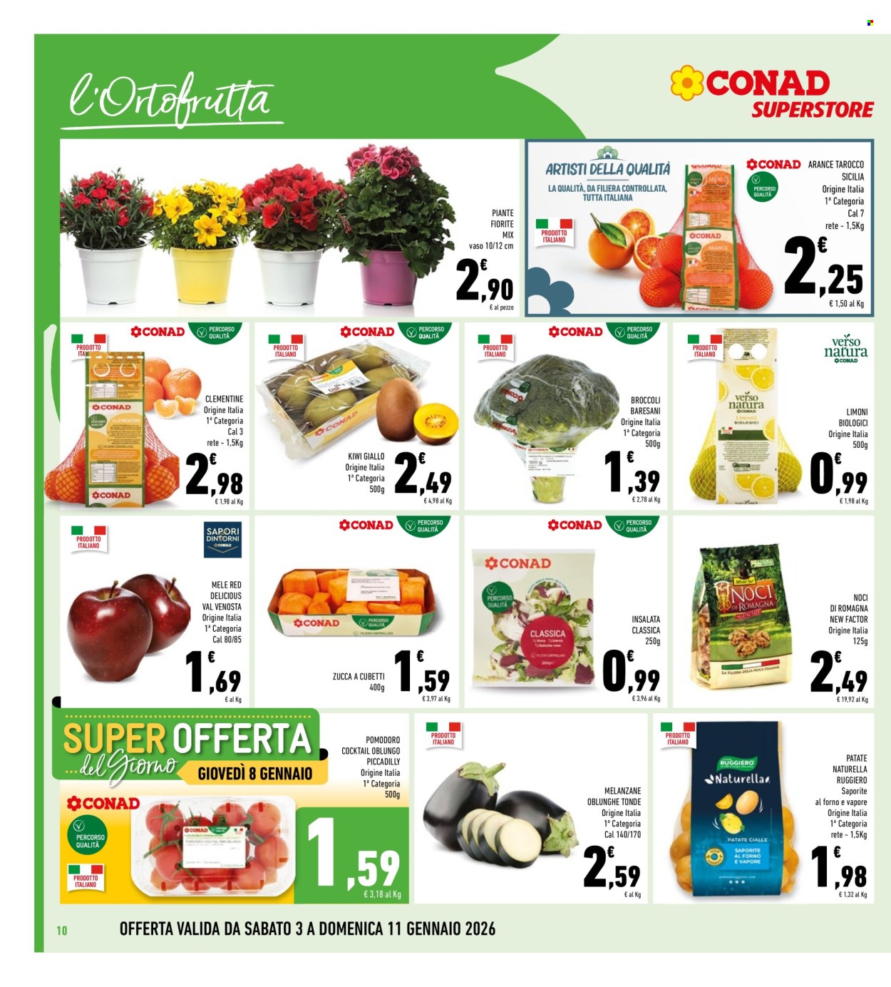 Volantino Conad - 3/1/2026 - 11/1/2026. Pagina 10