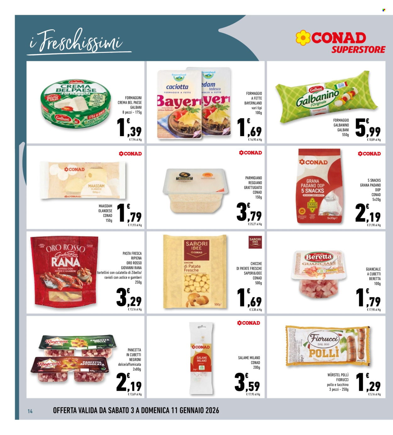 Volantino Conad - 3/1/2026 - 11/1/2026. Pagina 14