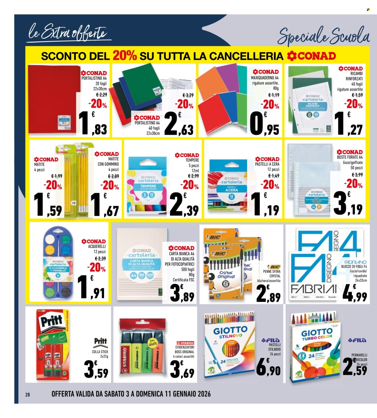 Volantino Conad - 3/1/2026 - 11/1/2026. Pagina 28