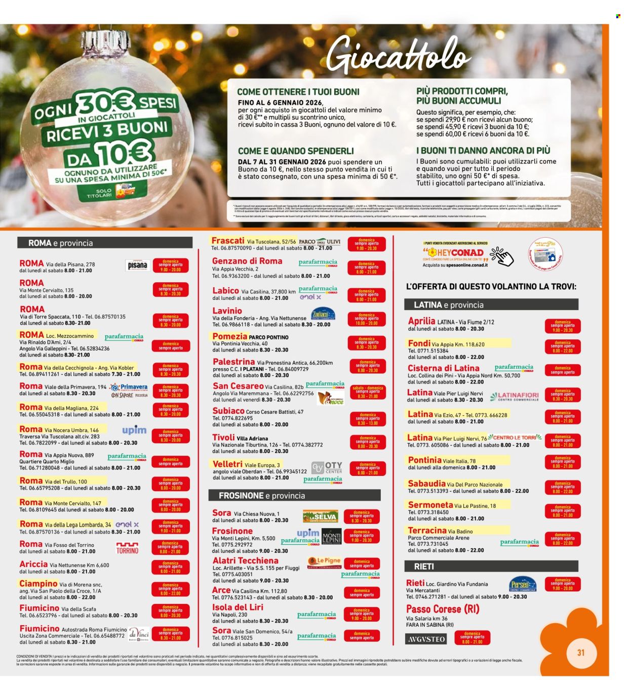 Volantino Conad - 3/1/2026 - 11/1/2026. Pagina 31