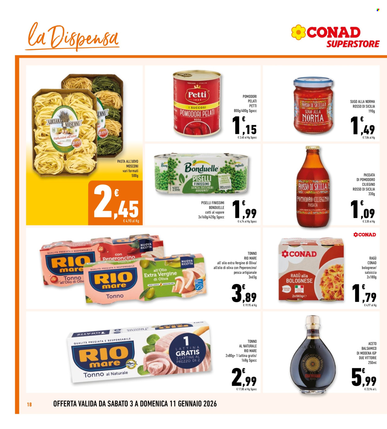 Volantino Conad Superstore - 3/1/2026 - 11/1/2026. Pagina 18