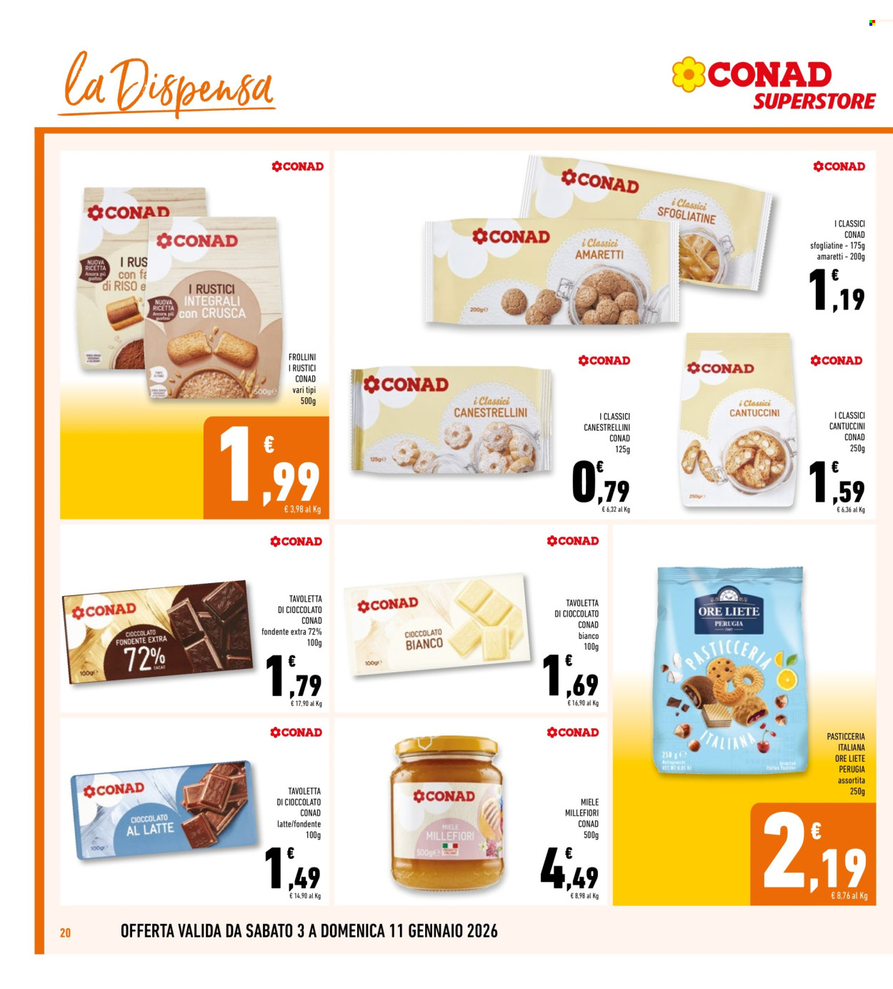 Volantino Conad Superstore - 3/1/2026 - 11/1/2026. Pagina 20