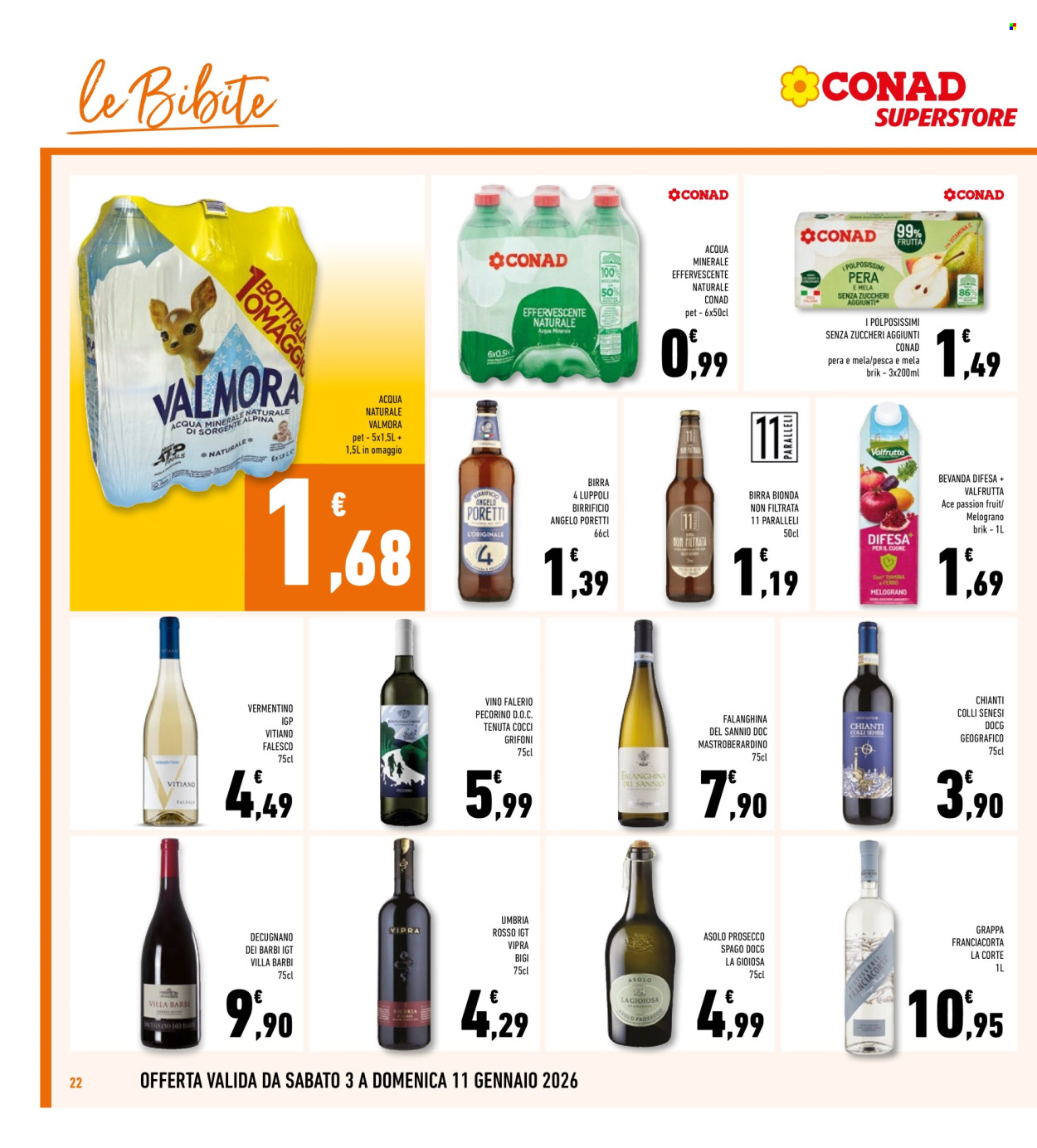 Volantino Conad Superstore - 3/1/2026 - 11/1/2026. Pagina 22