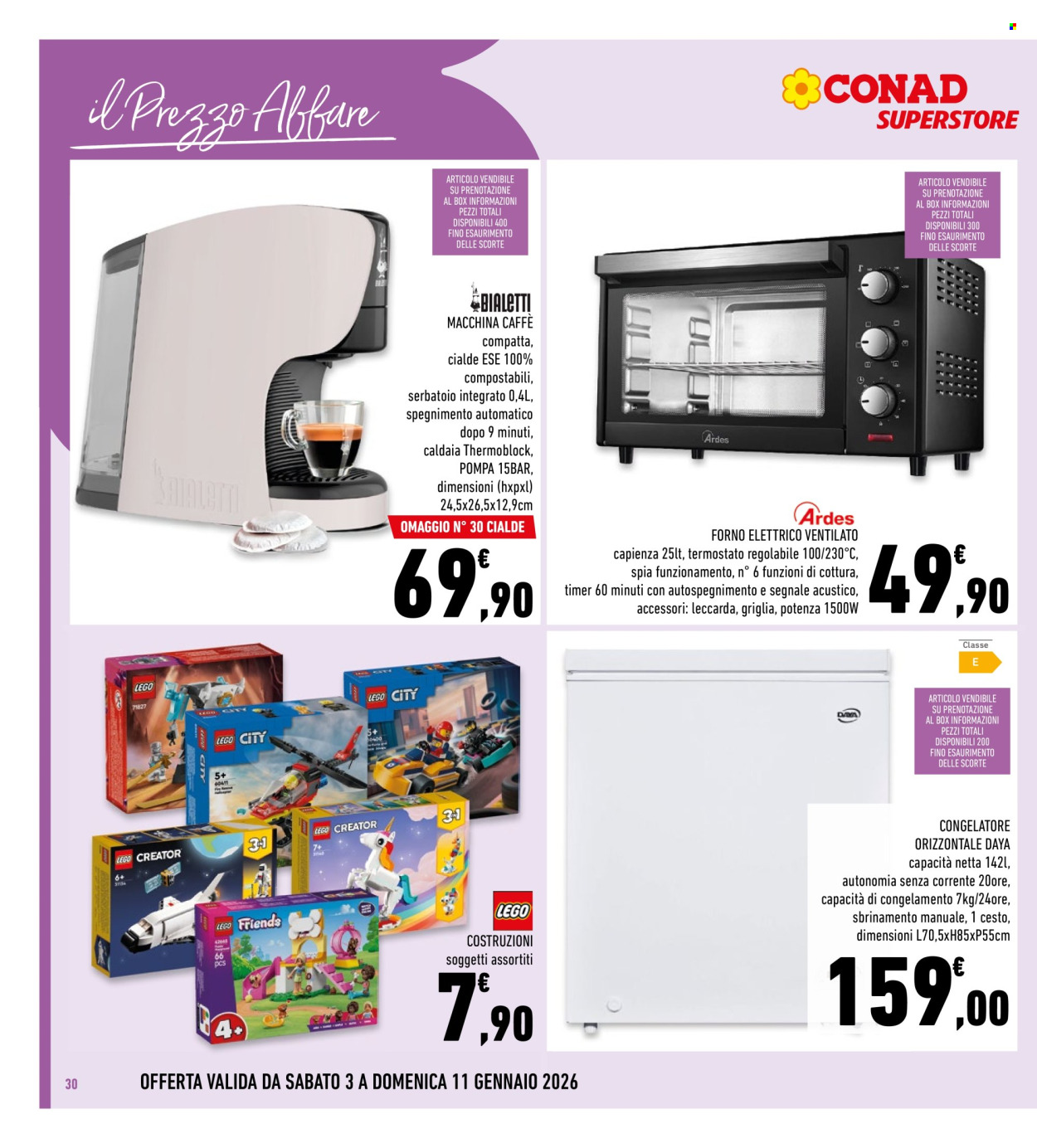 Volantino Conad Superstore - 3/1/2026 - 11/1/2026. Pagina 30