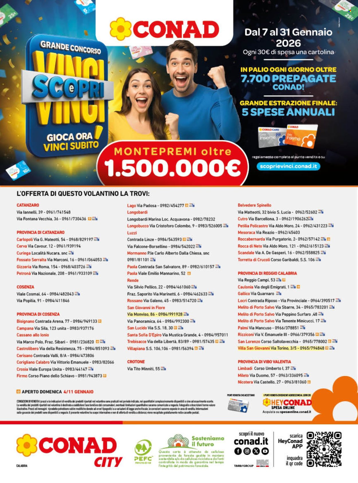 Volantino Conad City - 3/1/2026 - 11/1/2026. Pagina 16