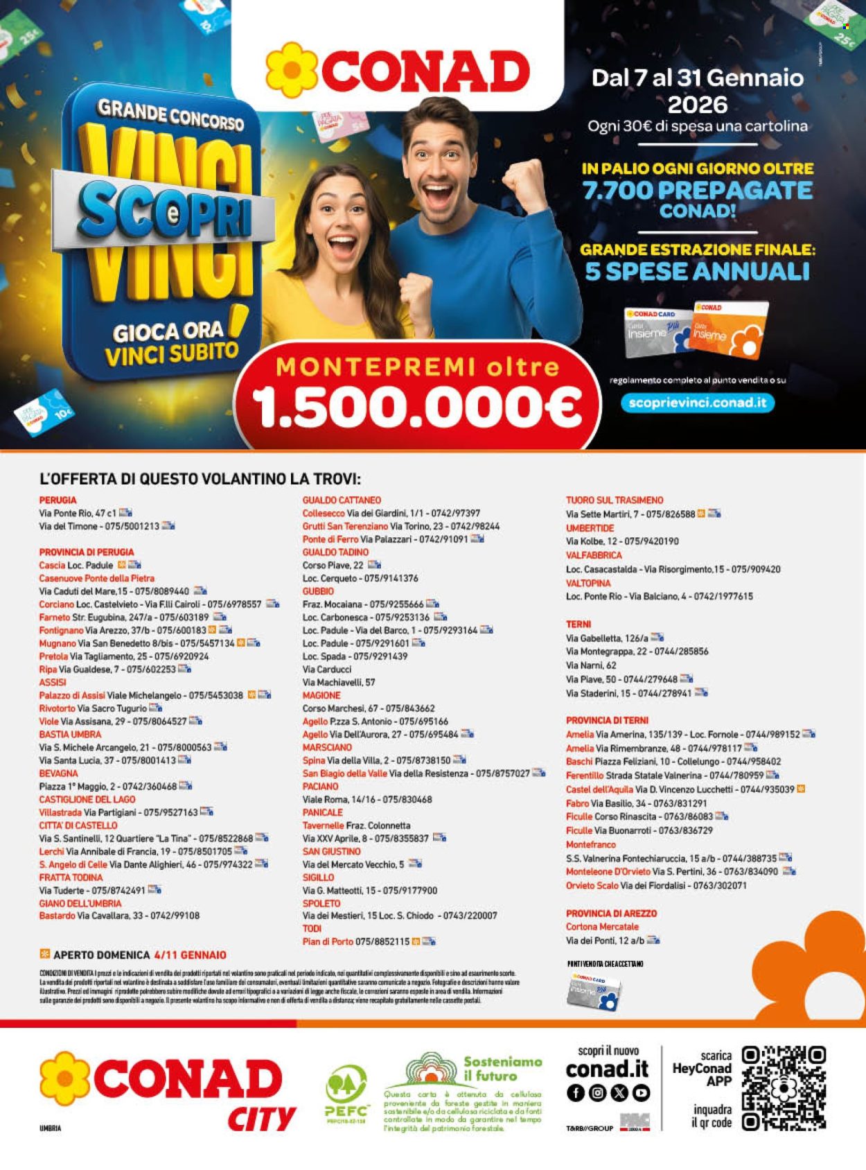 Volantino Conad - 3/1/2026 - 11/1/2026. Pagina 16