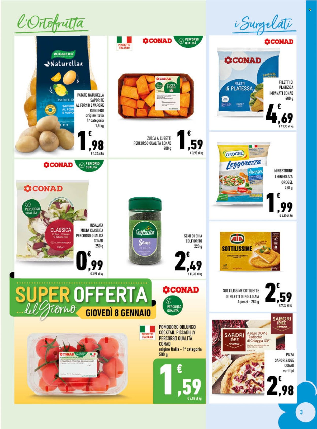 Volantino Conad - 3/1/2026 - 11/1/2026. Pagina 3