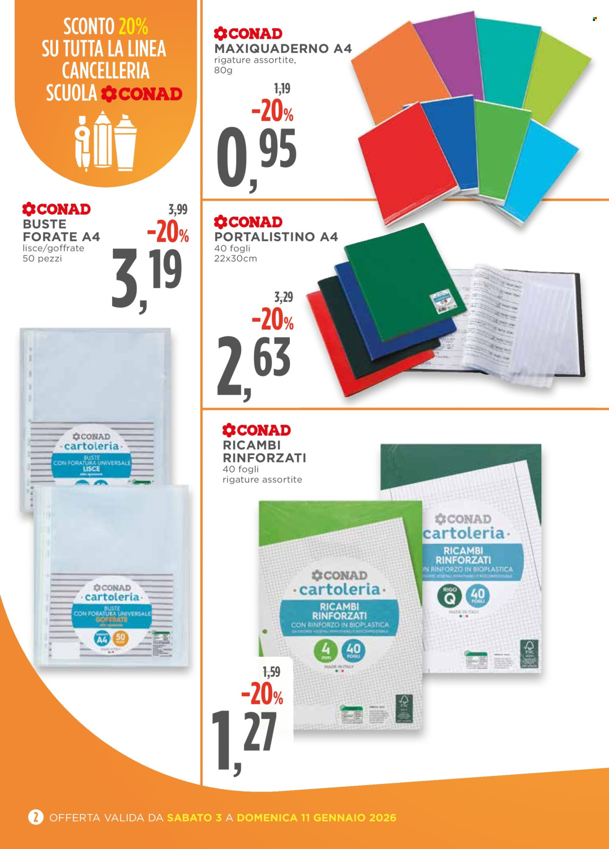 Volantino Conad - 3/1/2026 - 11/1/2026. Pagina 2