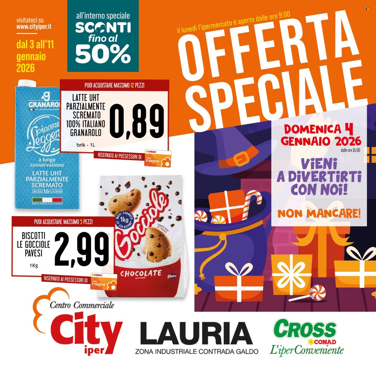 Volantino Conad Superstore - 3/1/2026 - 11/1/2026. Pagina 1