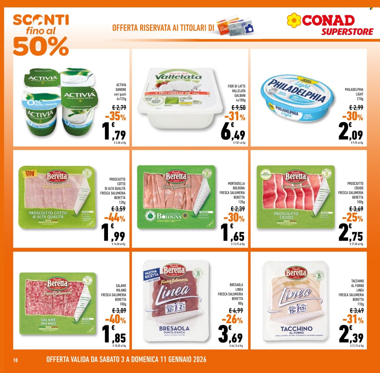 Volantino Conad Superstore - 3/1/2026 - 11/1/2026. Pagina 10