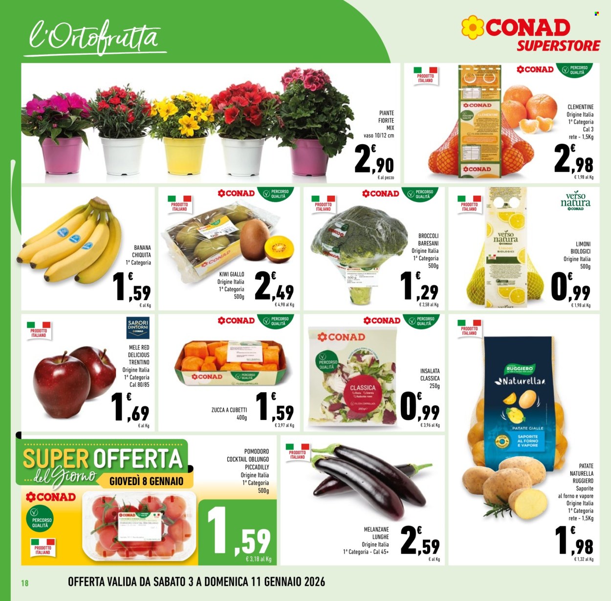 Volantino Conad Superstore - 3/1/2026 - 11/1/2026. Pagina 18