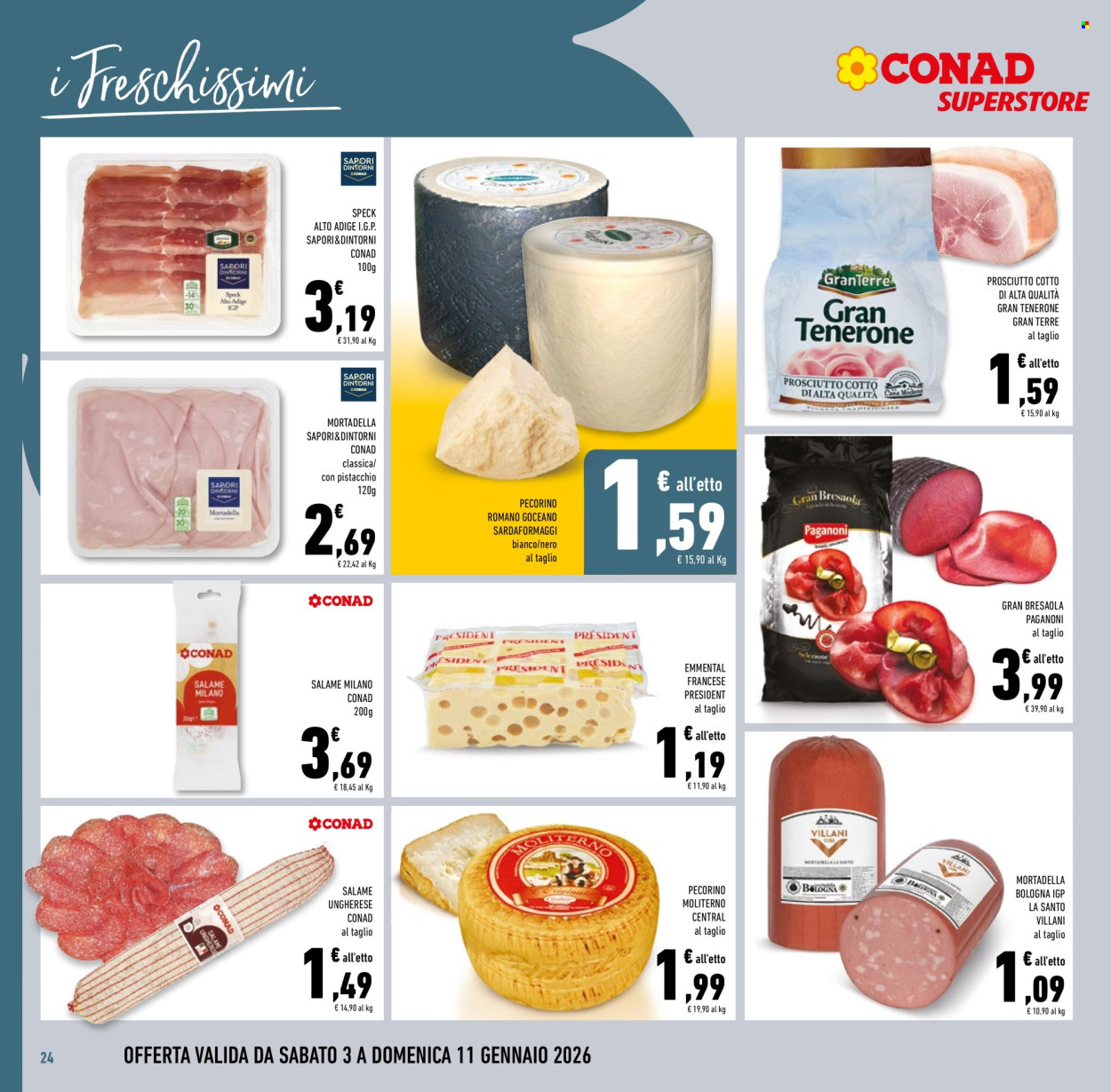 Volantino Conad Superstore - 3/1/2026 - 11/1/2026. Pagina 24