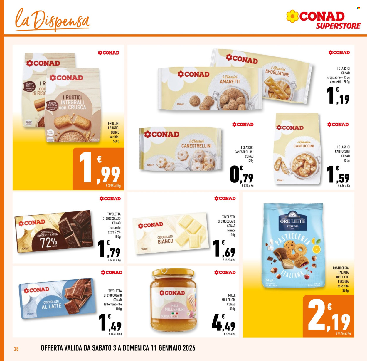 Volantino Conad Superstore - 3/1/2026 - 11/1/2026. Pagina 28