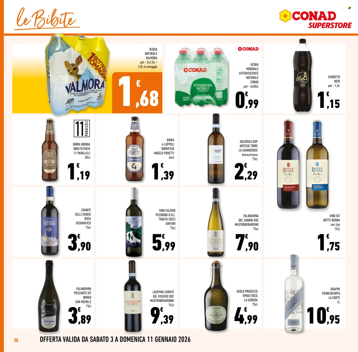 Volantino Conad Superstore - 3/1/2026 - 11/1/2026. Pagina 30