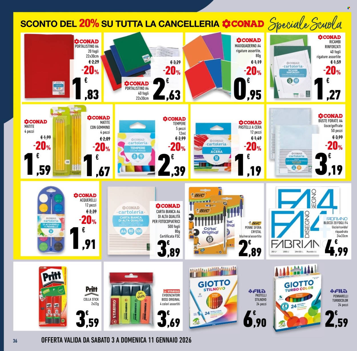 Volantino Conad Superstore - 3/1/2026 - 11/1/2026. Pagina 36