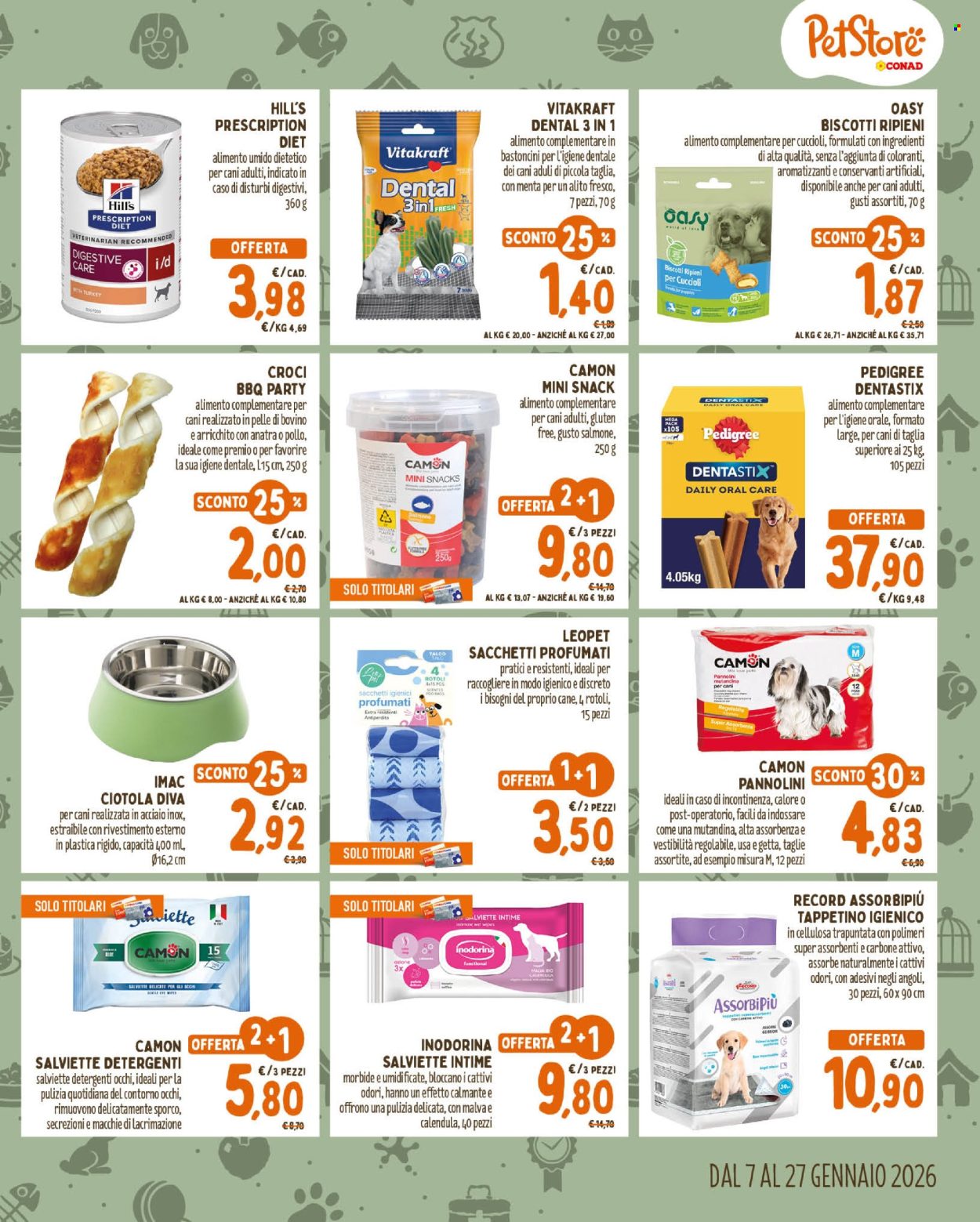 Volantino Pet Store Conad - 7/1/2026 - 27/1/2026. Pagina 3