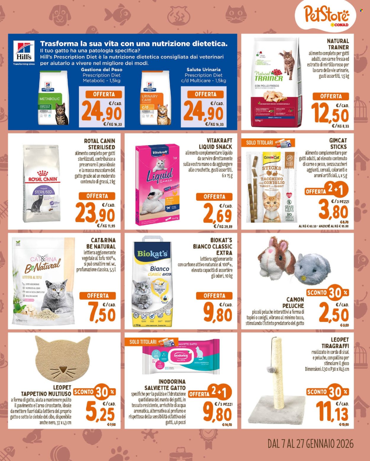 Volantino Pet Store Conad - 7/1/2026 - 27/1/2026. Pagina 5