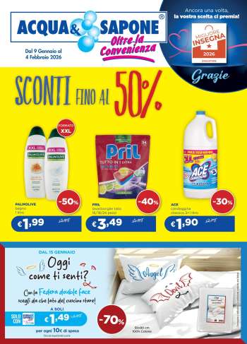 Volantino Acqua & Sapone - 9/1/2026 - 4/2/2026.