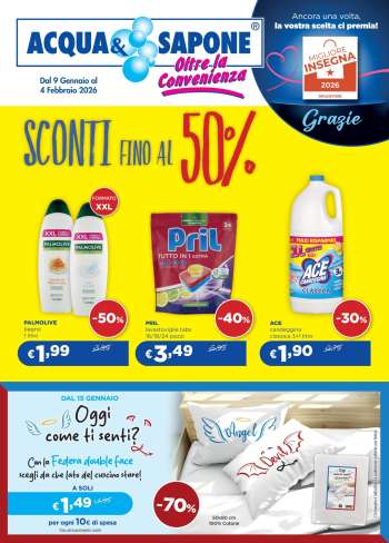 Volantino Acqua & Sapone - 9/1/2026 - 4/2/2026.