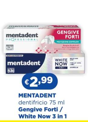 MENTADENT dentifricio 75 ml