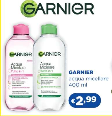 GARNIER ACQUA MICELLARE 400 ml