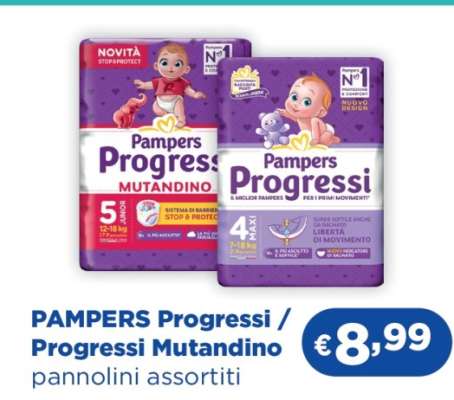 PAMPERS Progressi Progressi Mutandino