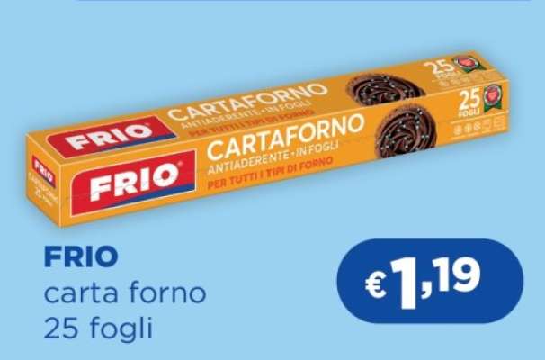 FRIO carta forno 25 fogli