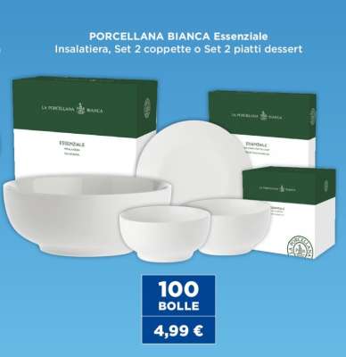 PORCELLANA BIANCA Essenziale