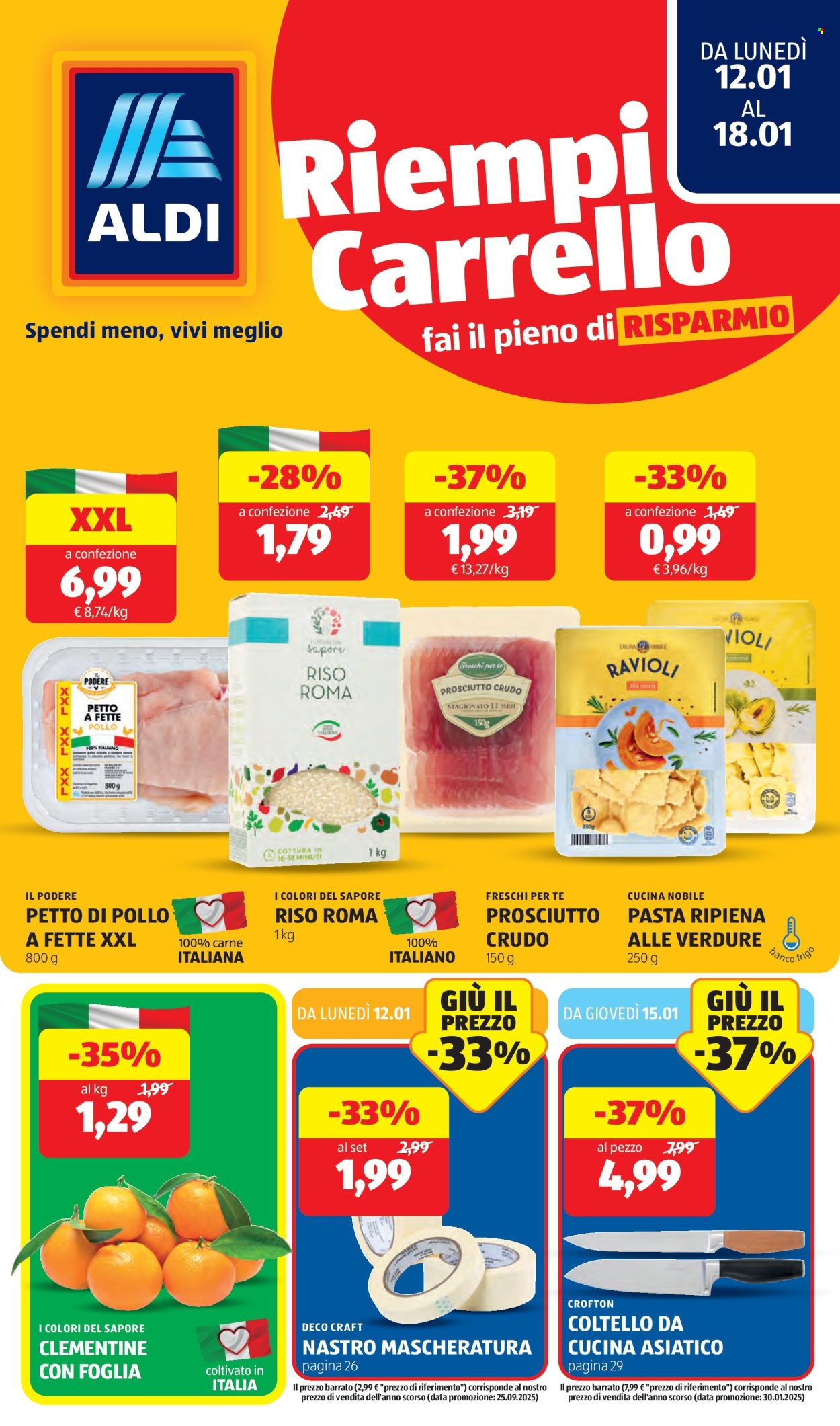 Volantino Aldi - 12/1/2026 - 18/1/2026. Pagina 1