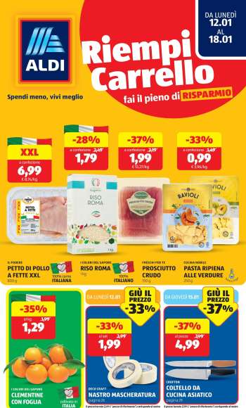 Volantino Aldi - 12/1/2026 - 18/1/2026.