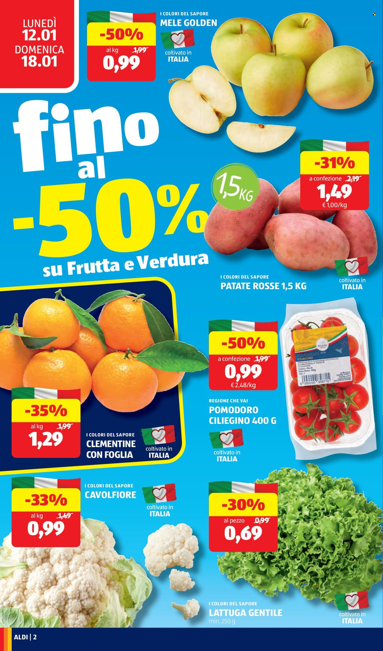Volantino Aldi - 12/1/2026 - 18/1/2026. Pagina 2
