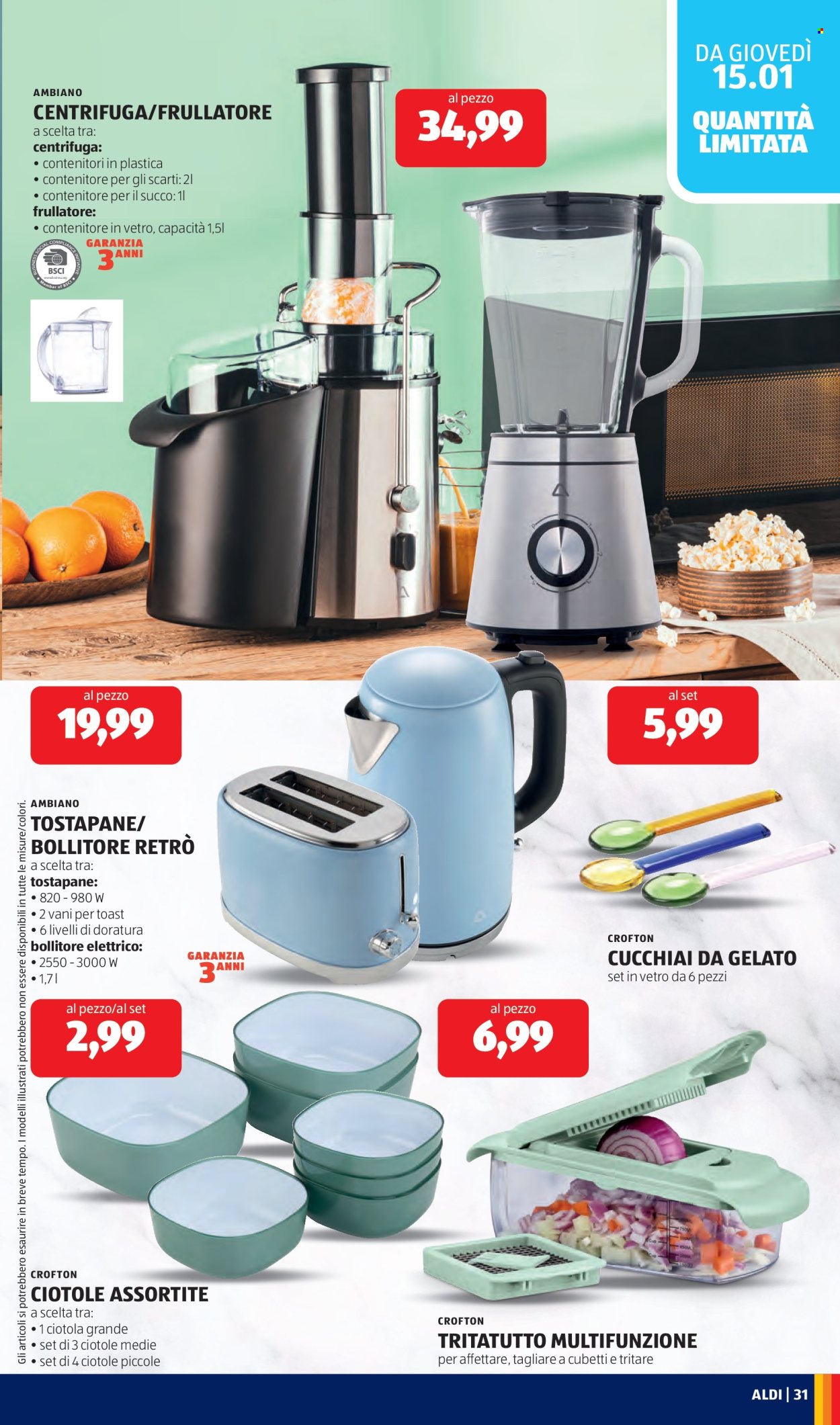 Volantino Aldi - 12/1/2026 - 18/1/2026. Pagina 31