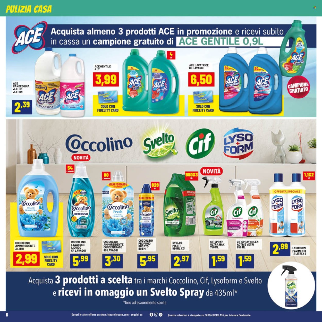 Volantino Risparmio Casa - 7/1/2026 - 18/1/2026. Pagina 6